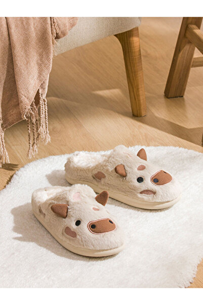 LC Waikiki Seray Yeni Sezon Hayvan Nakışlı Kadın Ev Terliği