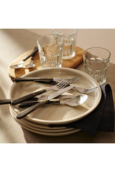 IKEA DOFTSKÖLD 24-piece cutlery set, black