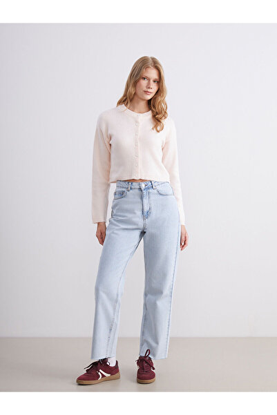 LC Waikiki Bisiklet Yaka Kadın Triko Hırka