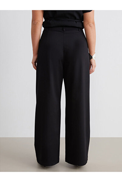 LC Waikiki Vizyon New Season Plus Size Loose Fit Women's Pleated Trousers