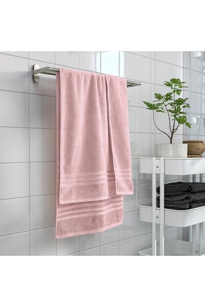 IKEA BROKGLIM Bath towel, pink, 70 x 140 cm