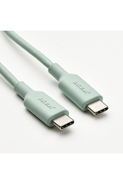 IKEA SITTBRUNN USB-C إلى USB-C، أخضر فاتح، 1.0 متر