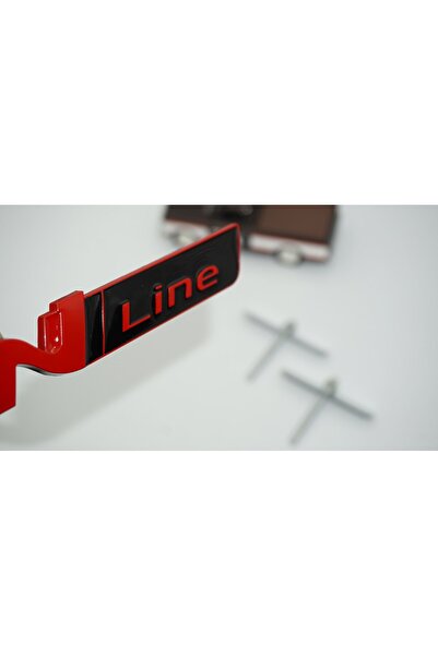 DK Tuning Hyundai N Line Ön Panjur Kırmızı Metal Logo Amblem Arma