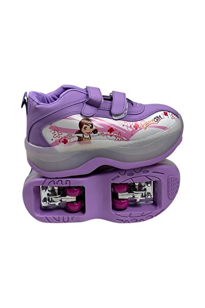 ALRWAD زلاجات دوارة للأطفال بأربع عجلات، أحذية تزلج دوارة، زلاجات دوارة للأطفال بعجلات قابلة للطي