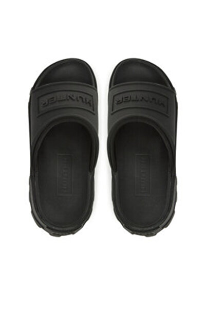 Hunter Γυναικείες σαγιονάρες μαύρες HUNTER-HFRU0007251 ΜΑΥΡΕΣ