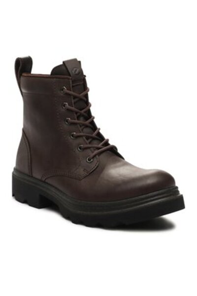 Ecco Ανδρικά Μπότες Πεζοπορίας καφέ -21472401072 ΚΑΦΕ