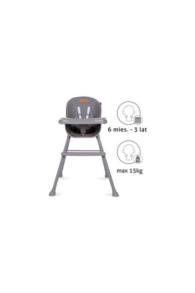 Kidwell 4-in-1 High Chair EATAN Gray