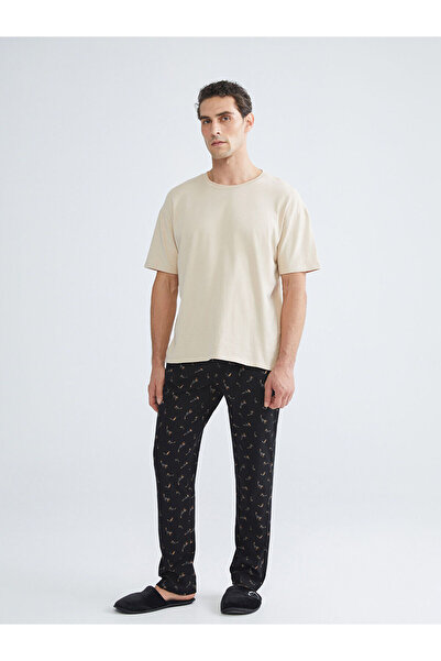 LC Waikiki Peak New Season Standard Fit Imprimat pentru bărbați, pijama pentru bărbați