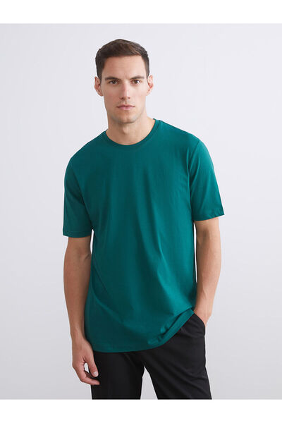 LC Waikiki Peak New Season Crew Neck Combed Cotton Men's T-Shirt
