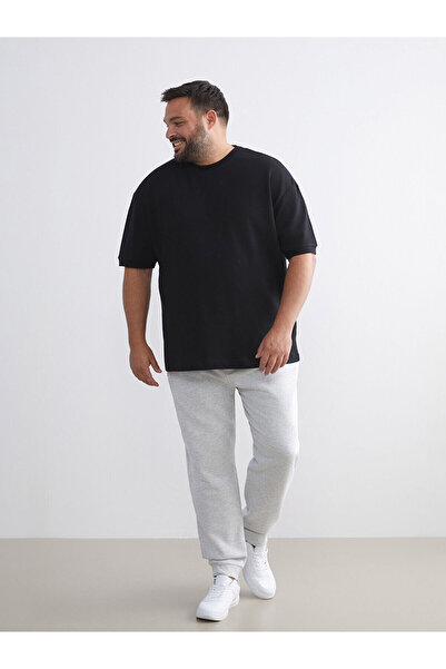 LC Waikiki Peak New Season Plus Size Men's Thick Jogger Sweatpants