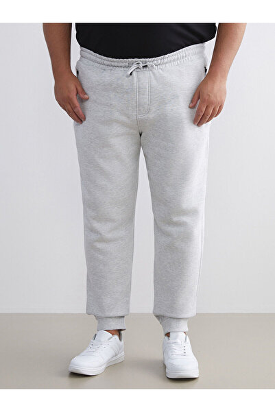 LC Waikiki Peak New Season Plus Size Men's Thick Jogger Sweatpants