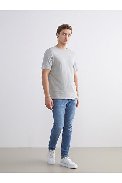 LC Waikiki New Season Crew Neck Combed Cotton Men's T-Shirt