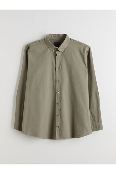 LC Waikiki New Season Regular Fit Long Sleeve Dobby Men's Shirt