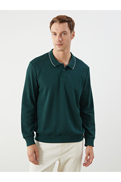 LC Waikiki سويت شيرت رجالي بياقة بولو