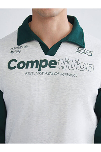 LC Waikiki New Season Polo Neck Men's Sweatshirt