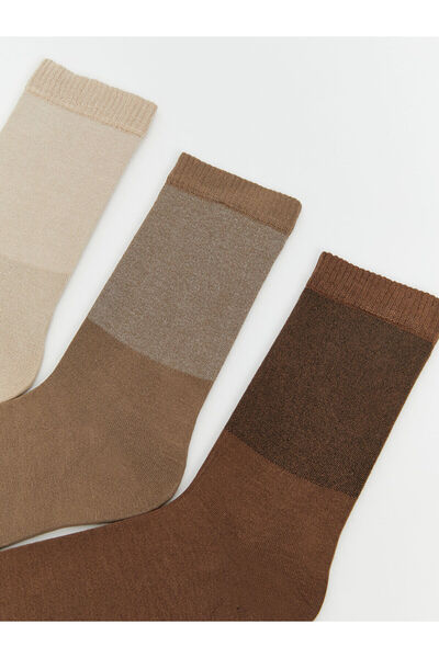 LC Waikiki Rahat Lastikli Dikişsiz Bambu Erkek Çorap 3'lü