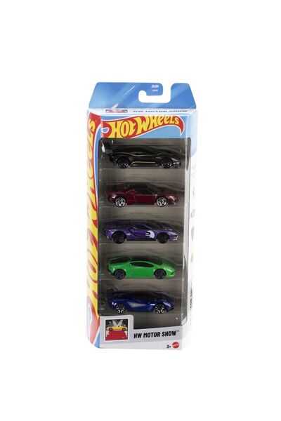 HOT WHEELS SET OF 5 HW MOTOR SHOW CARS
