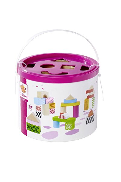 Eichhorn EICHORN COLOR SET WOODEN BUILDING BLOCKS