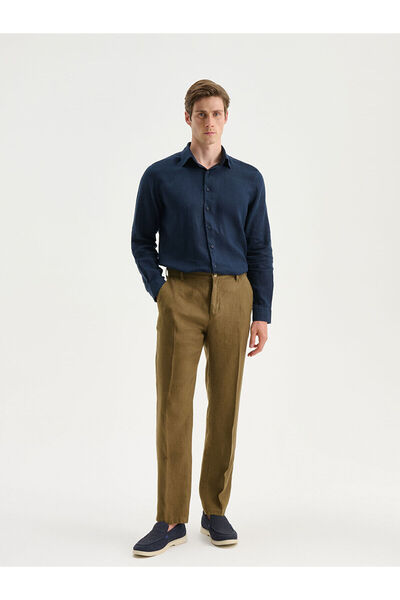 LC Waikiki Standard Fit Linen Men's Trousers