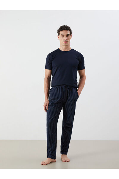 LC Waikiki Gestreifte Herren-Pyjamahose mit Standard-Passform