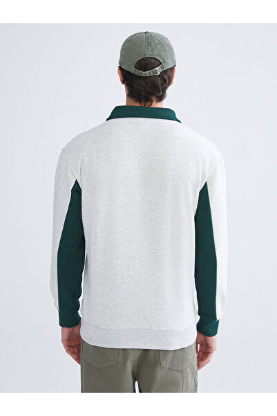 LC Waikiki New Season Polo Neck Men's Sweatshirt