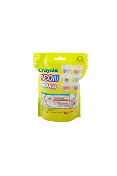 Crayola Silly Scents Neon Set of 8 Scented Playdough Jars