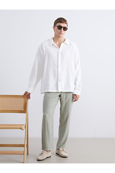 LC Waikiki Green Standard Fit Men's Trousers