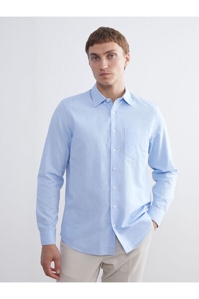 LC Waikiki Özmarka Yeni Sezon Regular Fit Uzun Kollu Oxford Erkek Gömlek