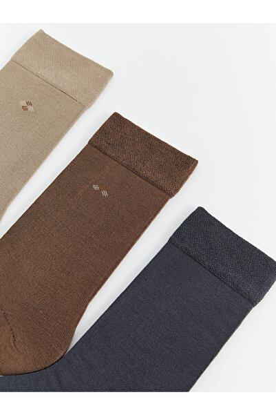 LC Waikiki Desenli Bambu Erkek Soket Çorap 5'li