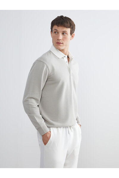 LC Waikiki Peak New Season Polo Neck Men's Sweatshirt