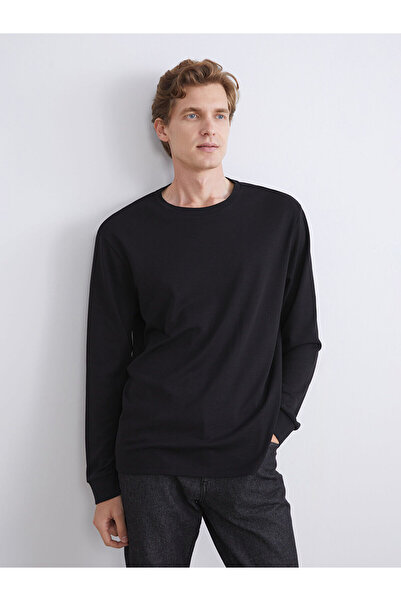 LC Waikiki Hanorac pentru bărbați, cu mânecă lungă, cu guler rotund