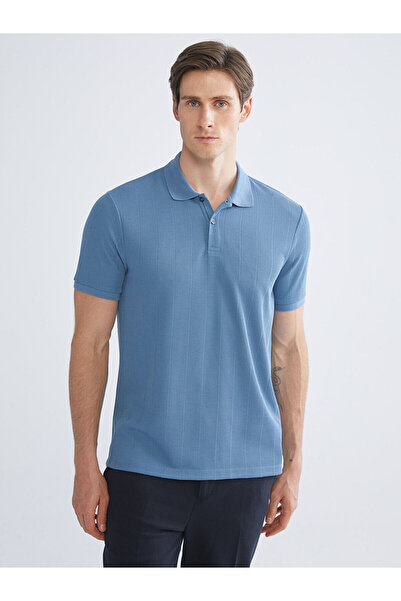 LC Waikiki تي شيرت مخطط بياقة بولو للرجال