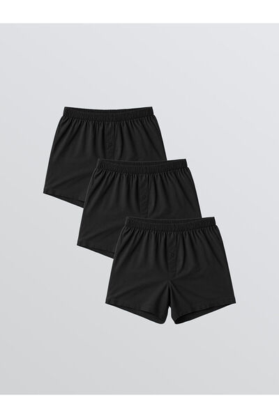 LC Waikiki Standard Mold Cotton Flexible Men's Boxers 3-Piece