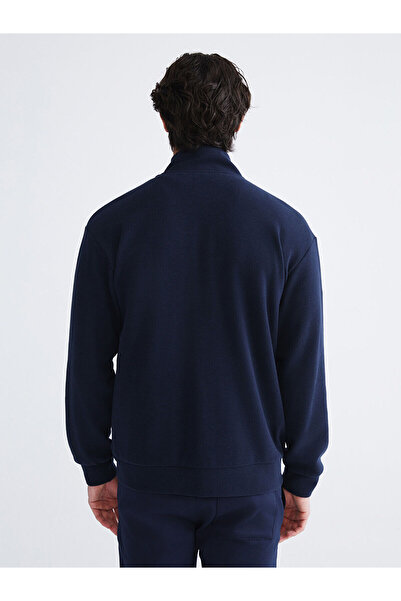 LC Waikiki Ανδρικό φούτερ με φερμουάρ New Season Comfortable Fit Stand Collar