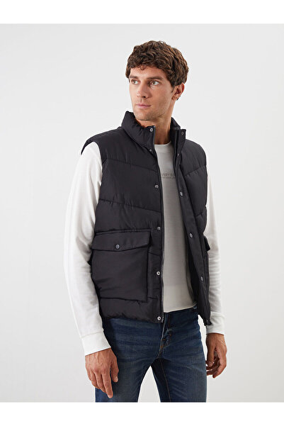 LC Waikiki Візія Новий сезон Стандартна форма Прямий комір Чоловічий надувний жилет