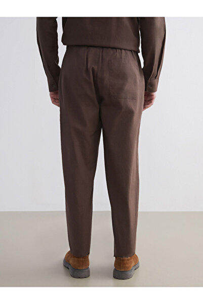 LC Waikiki Ανδρικό παντελόνι Vizyon New Season Comfortable Fit με λινό εμφάνιση