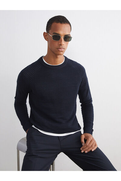 LC Waikiki Нов сезон мъжки пуловер с обло деколте