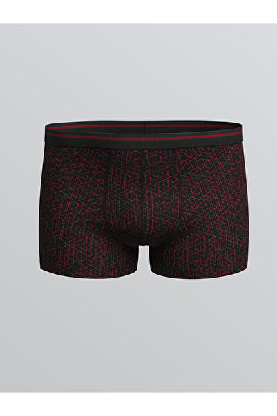 LC Waikiki Μαύρο Standard Fit Βαμβακερό Ευέλικτο Ανδρικό Μπόξερ 5 τεμαχίων