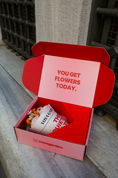 Voya garden Sunset Buketi – Turuncu Çiçek Aranjmanı, Doğum Günü & Sevgiliye H...