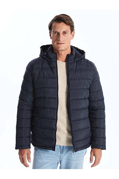 LC Waikiki Візія Новий сезон Стандартна форма Чоловічий надувний пуховик з капюшоном