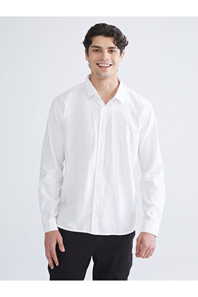 LC Waikiki Ανδρικό πουκάμισο Gabardine με κανονική εφαρμογή