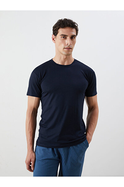 LC Waikiki Peak New Season Crew Neck Short Sleeve Men's Pajama Top