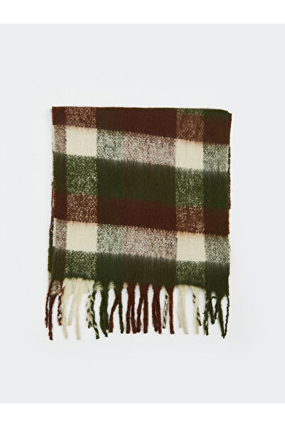 LC Waikiki Özmarka Yeni Sezon Ekose Desenli Erkek Atkı