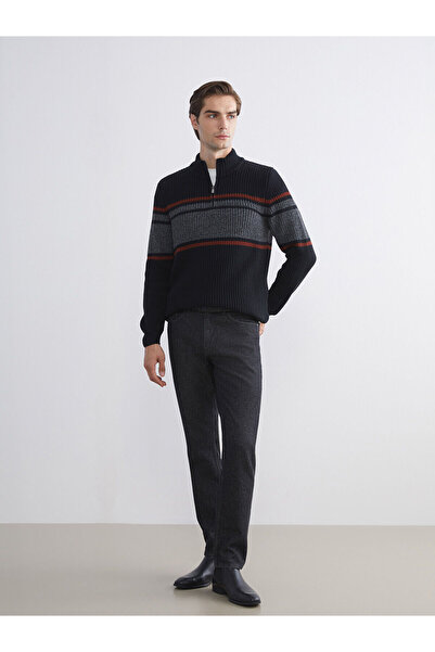 LC Waikiki Чоловічий трикотажний светр з довгими рукавами та коміром-стійкою