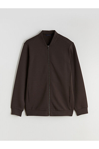 LC Waikiki Peak New Season Standard Fit College Collar Men's Zippered Sweatshirt