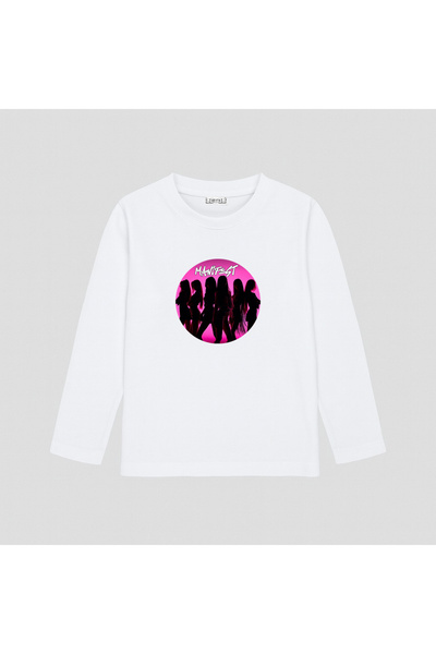 TeNeT تي شيرت مطبوع بأكمام طويلة من مانيفست ميوزيك جروب (LBL510 B) (4-13 سنة)