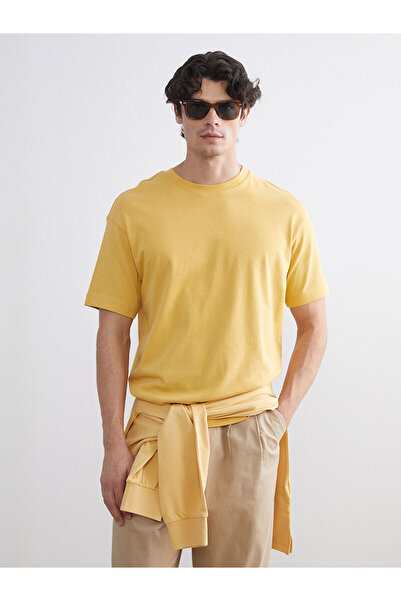 LC Waikiki Peak New Season Crew Neck Combed Cotton Men's T-Shirt
