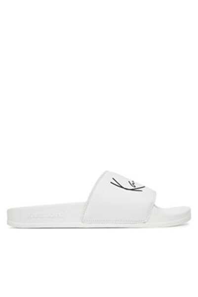 KARL KANI Γυναικείες, Ανδρικές, Unisex σαγιονάρες λευκές KARL KANI-1031639 ΛΕ...