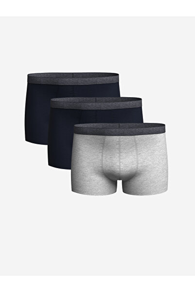 LC Waikiki Ozmarka New Season Standard Fit Cotton Flexible Men's Boxer 3-Pack