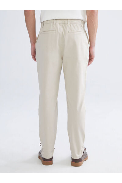 LC Waikiki Beige Standard Fit Gabardine Men's Trousers